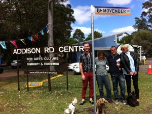 Movember Lane at The Addison Road Centre Movember Lane at The Addison Road Centre