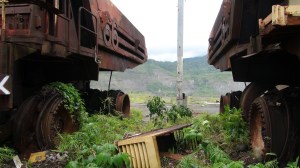 The broken and polluting mine in Bougainville in PNG.