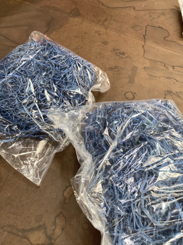 Blue Raffia