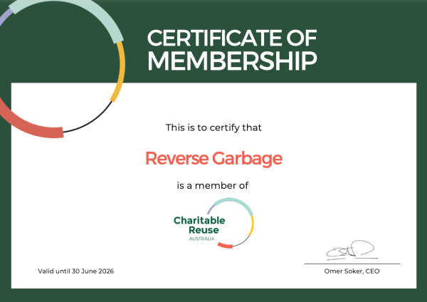 Reverse Garbage – Make reuse your first choice